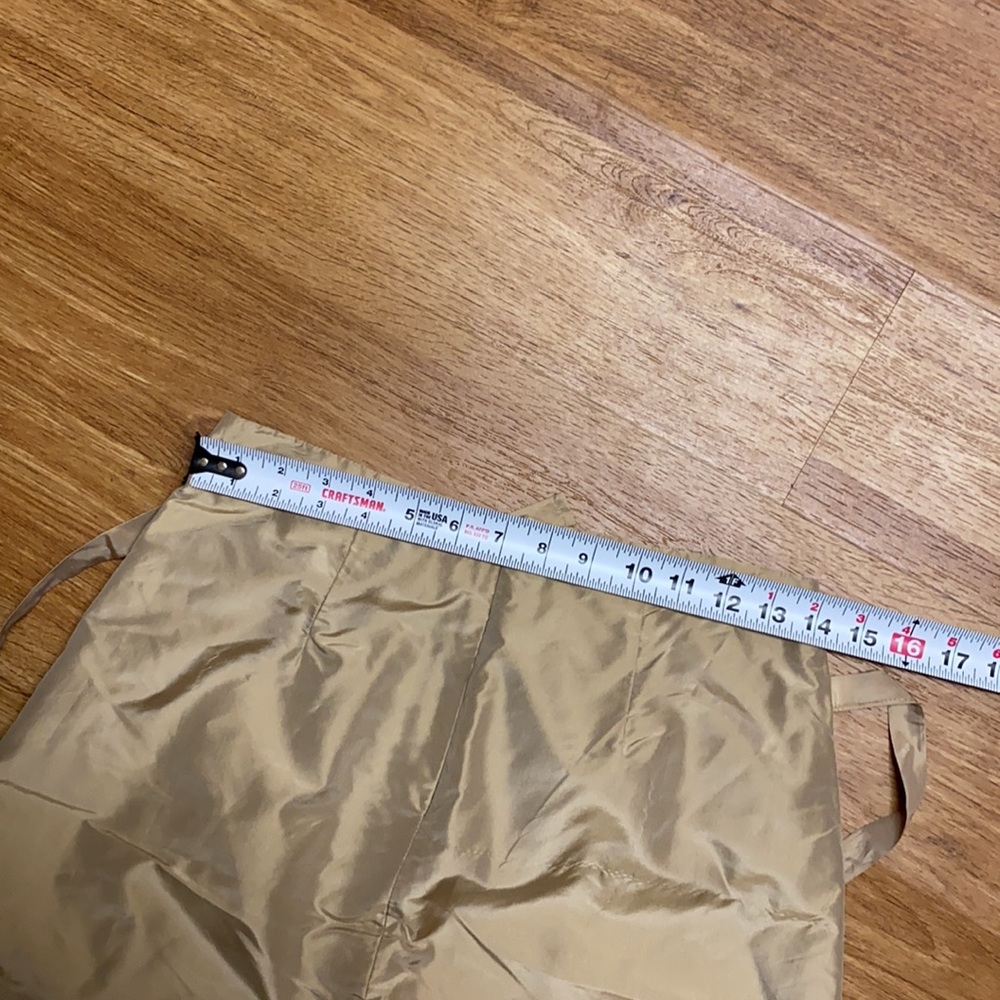 Black Label SF - Gold Silk Skirt - Picture 7 of 7